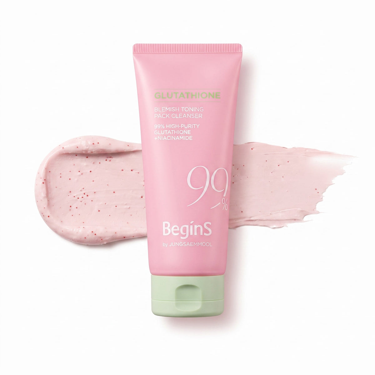 BeginS by JUNGSAEMMOOL Gel nettoyant tonifiant anti-imperfections au glutathion et à la goyave rose 130 ml