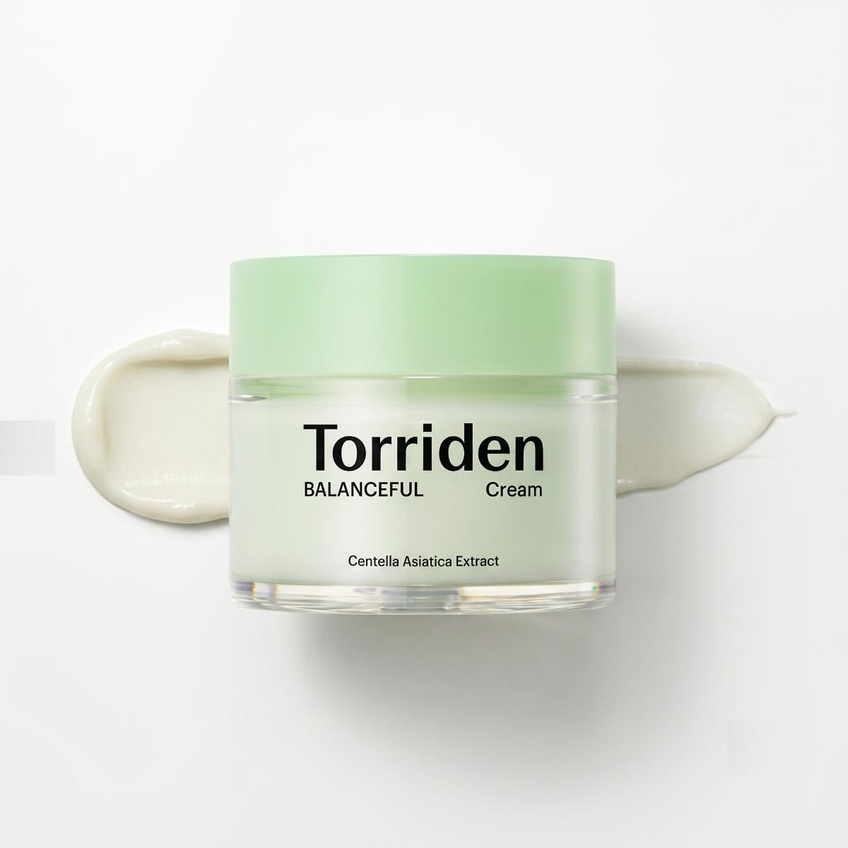 Torriden Balanceful Cream jar on a white background