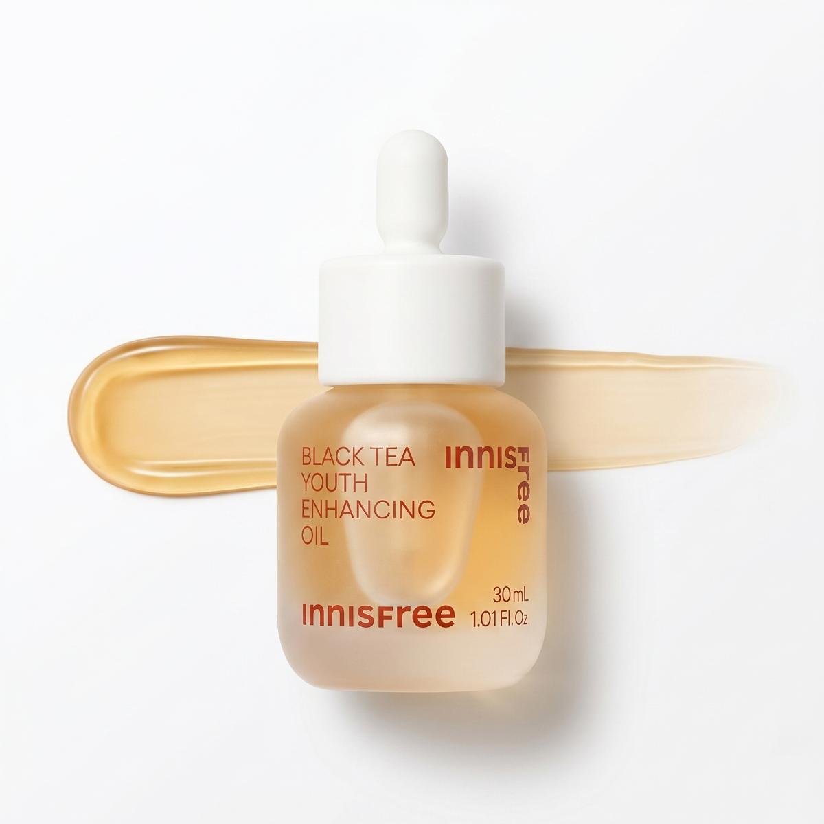 Innisfree Huile Jeunesse Sublimatrice au Thé Noir 30 ml
