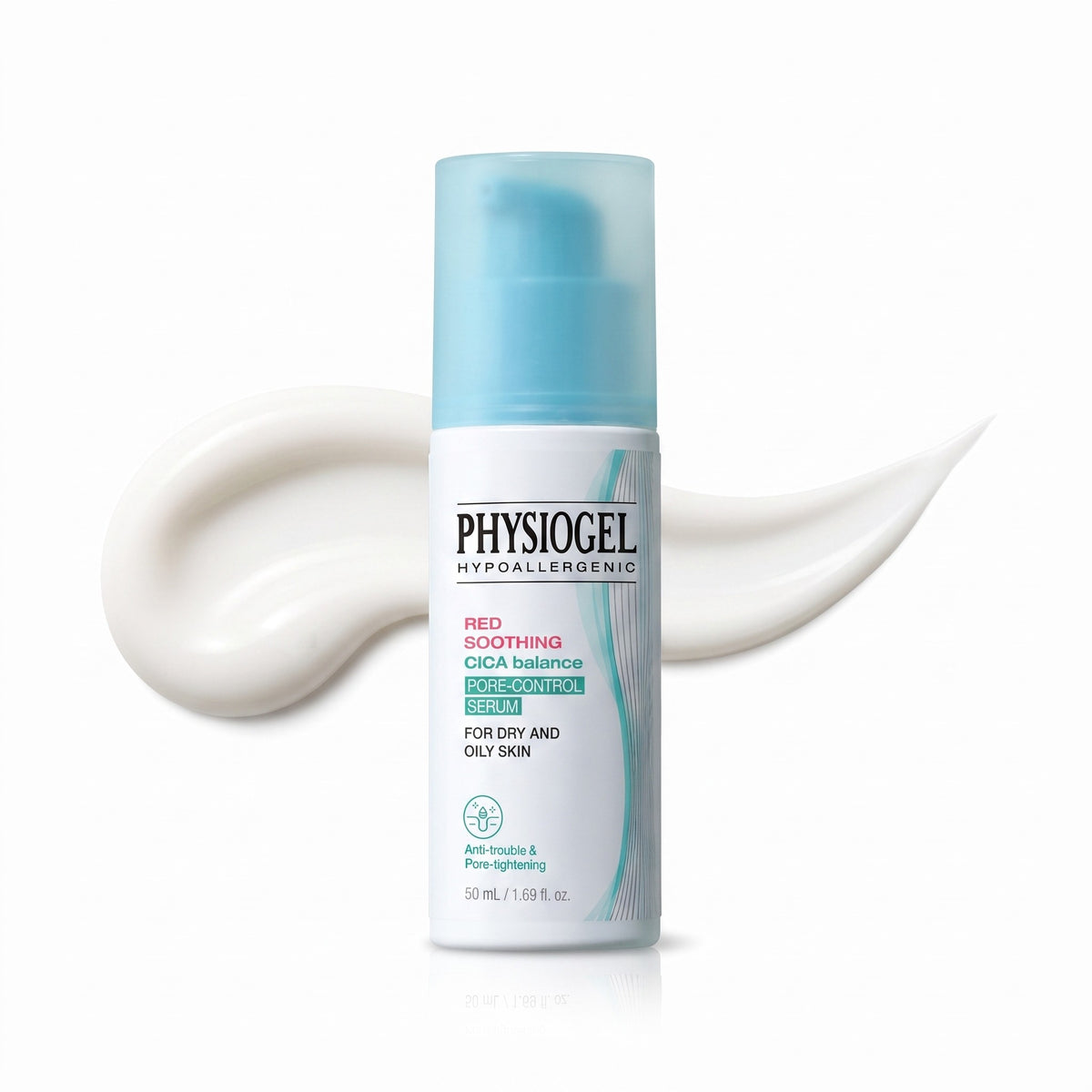 PHYSIOGEL Red Soothing CICA balance Sérum Contrôle-Pores 50ml