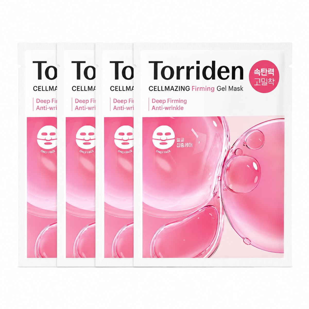 Torriden CELLMAZING Low Molecular Collagen Firming Gel Mask 4 Fogli