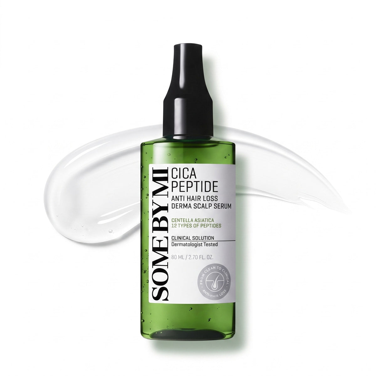 SOME BY MI Cica Peptide Siero Derma per il Cuoio Capelluto Anticaduta 80ml