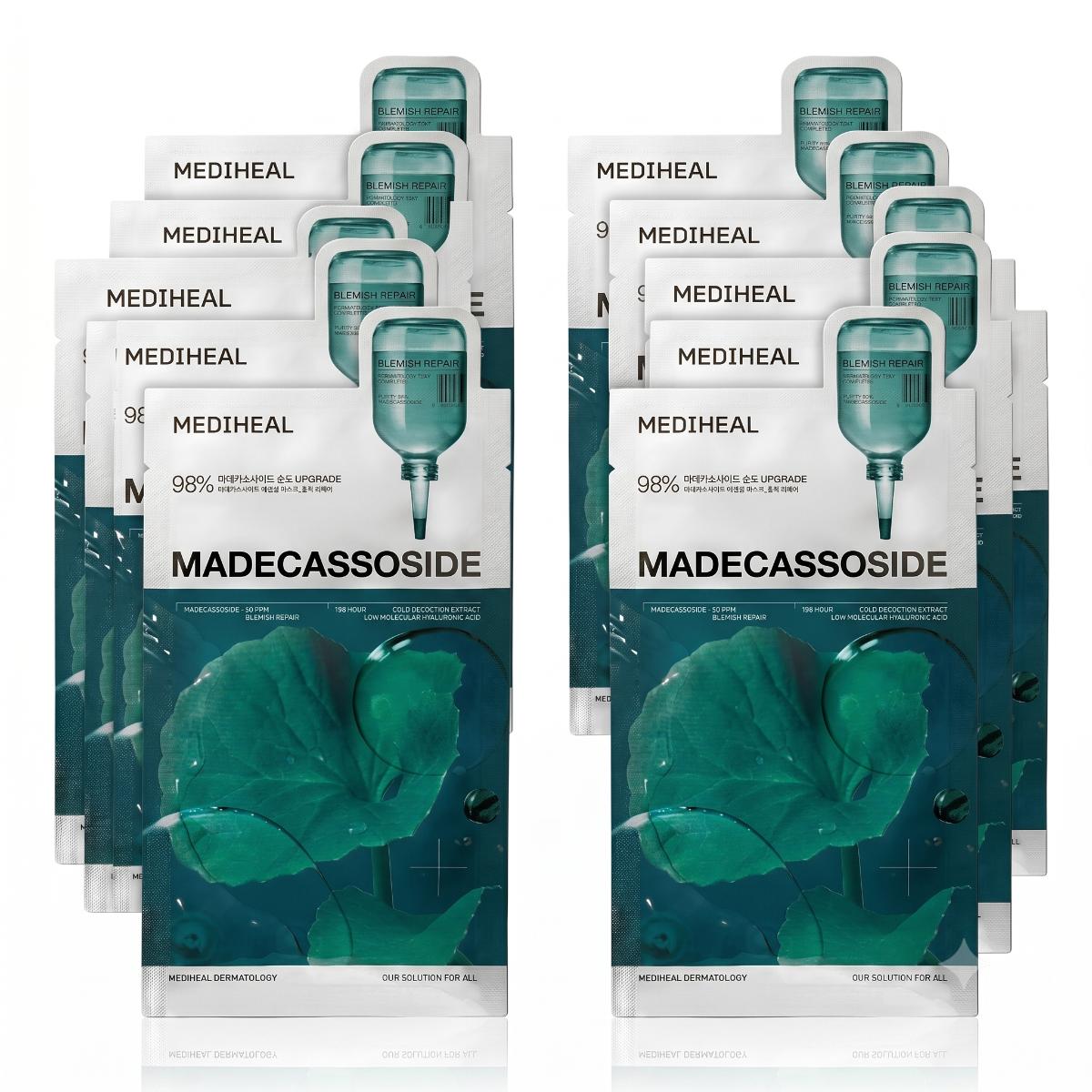 MEDIHEAL Maschera Essenziale al Madecassoside 10 Fogli