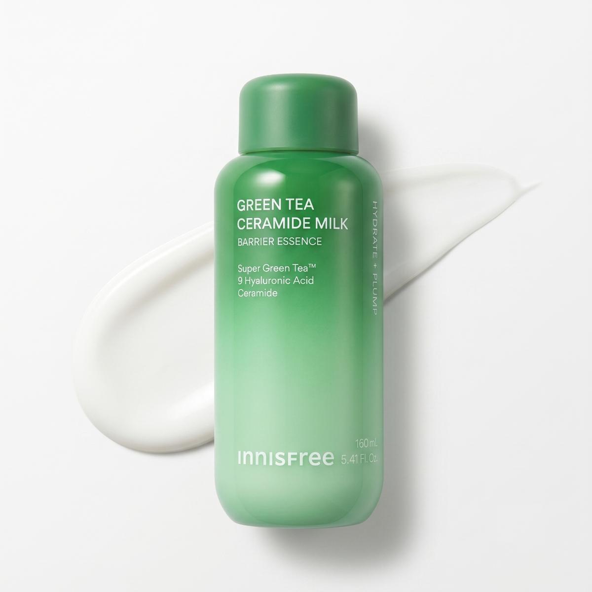 Innisfree Green Tea Ceramide Barriera di Latte Essence 160ml