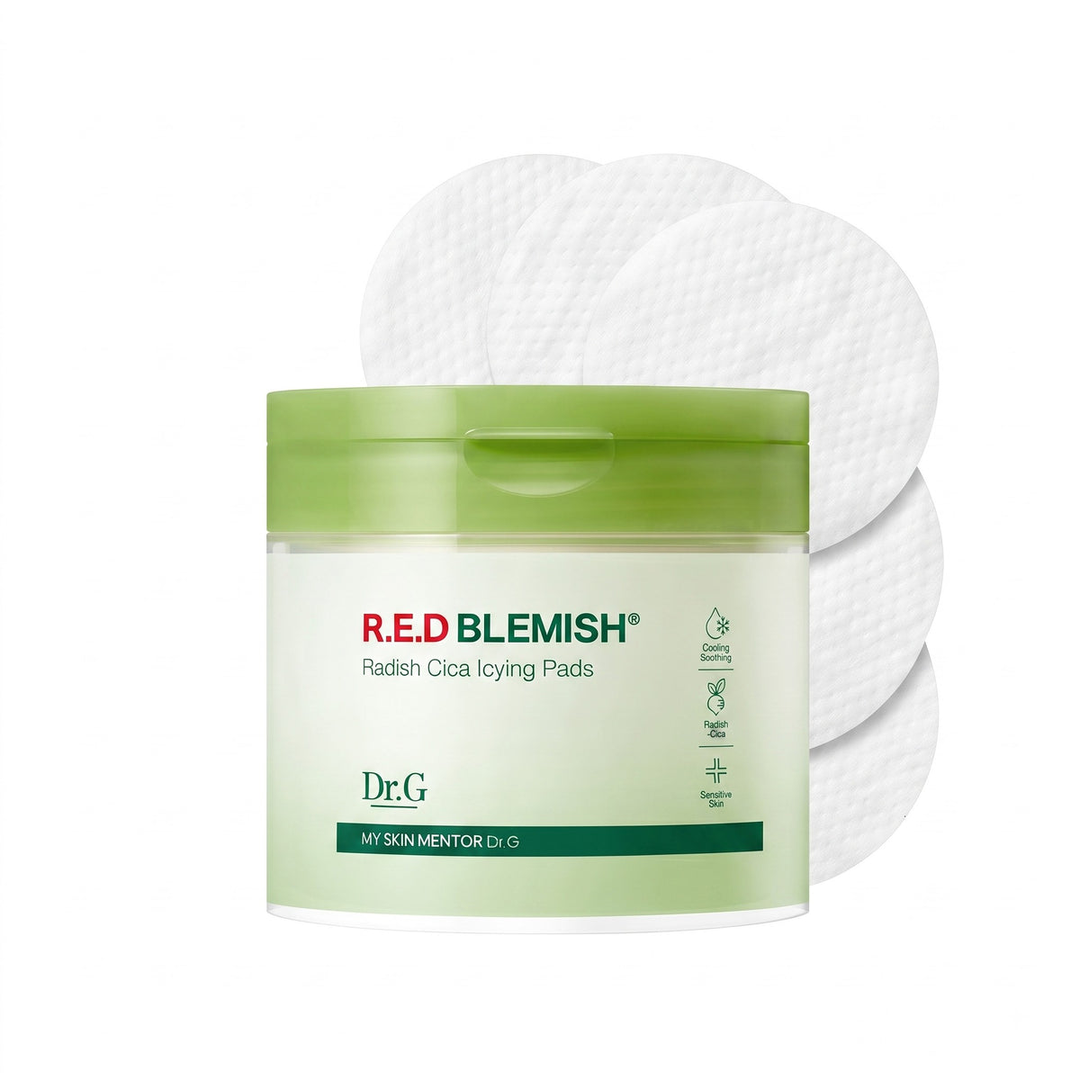 Dr.G R.E.D Blemish Radish Cica Icing Pads 60 Pezzi