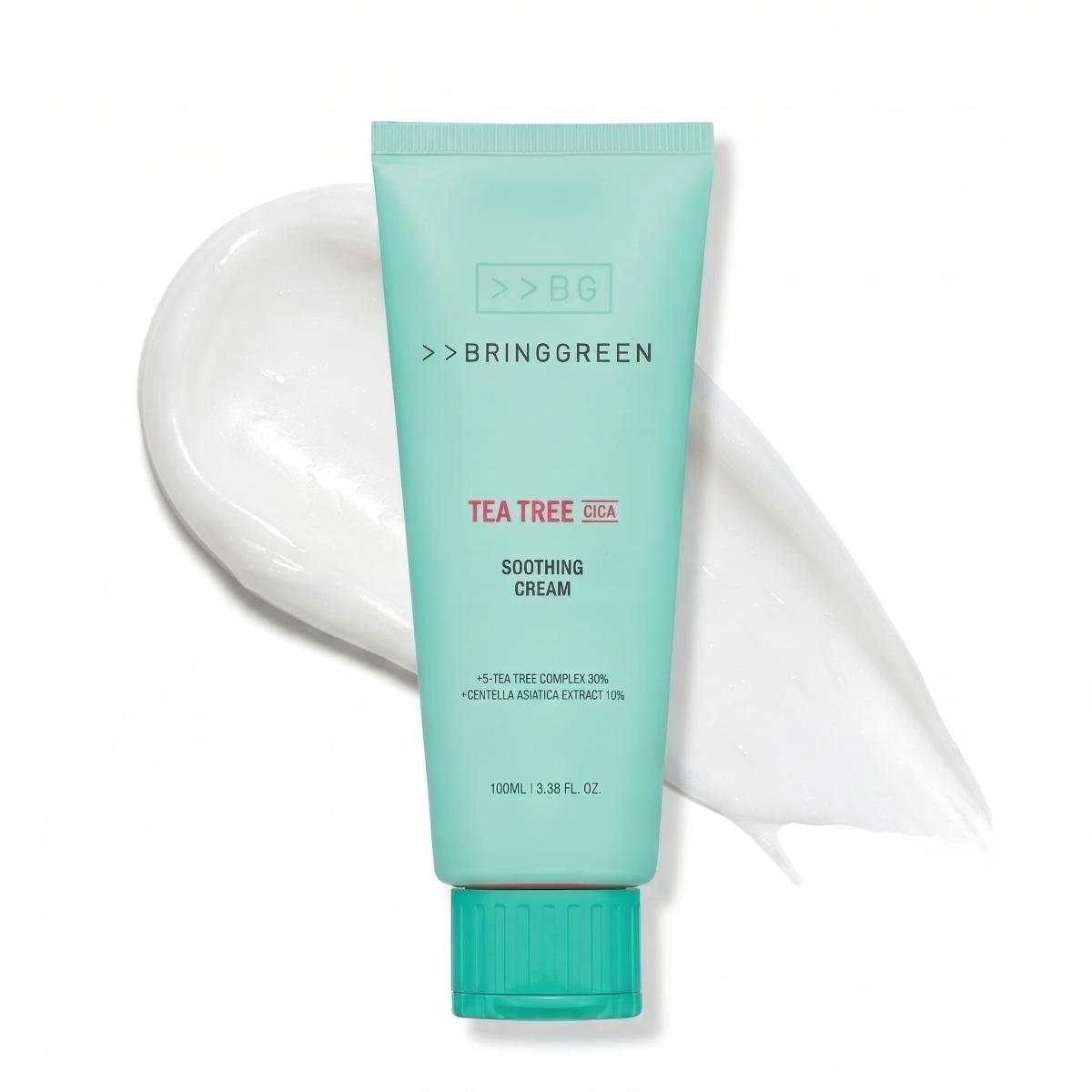 BRING GREEN Crème Apaisante Arbre à Thé Cica Plus 100ml