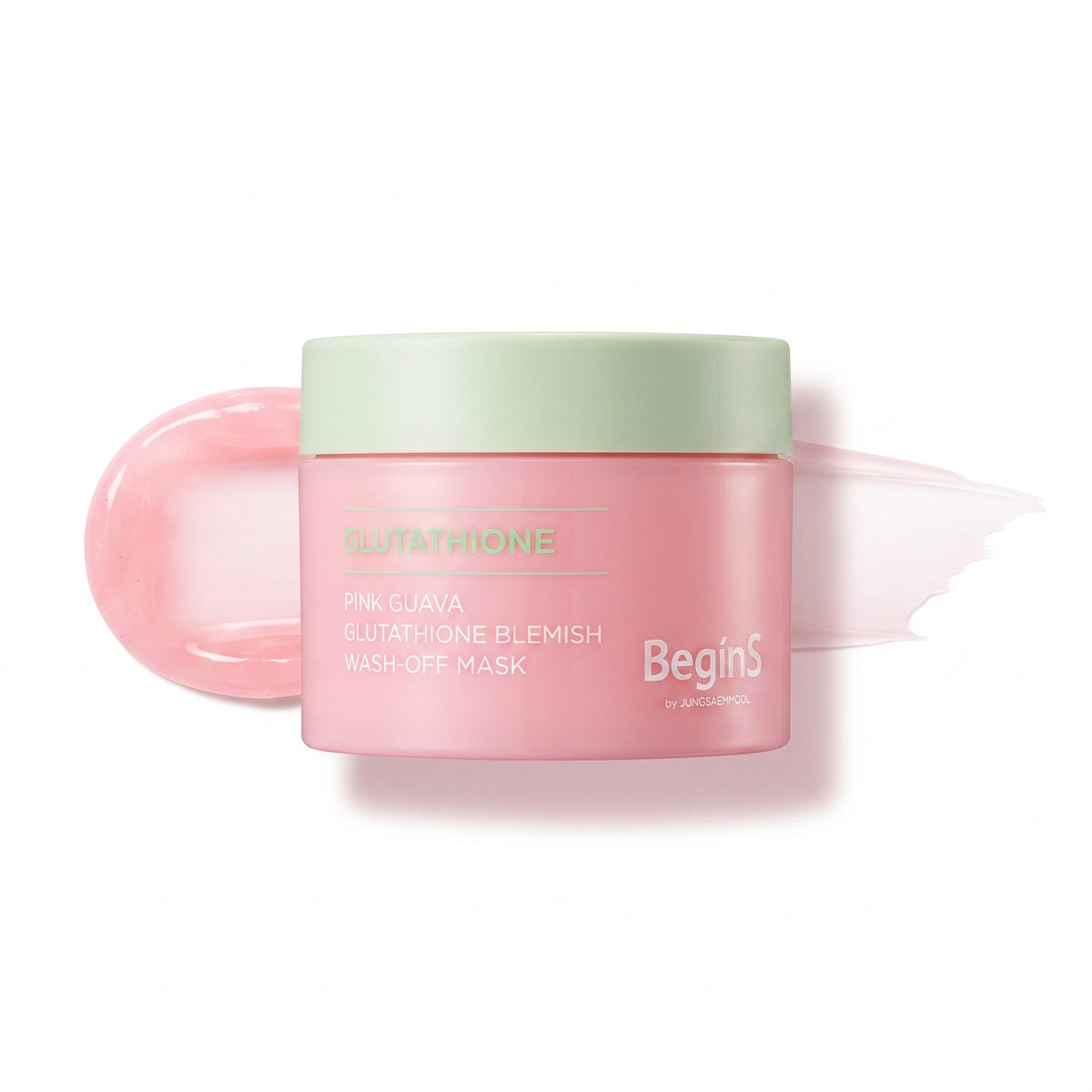BeginS by JUNGSAEMMOOL Masque Détoxifiant Anti-imperfections à la Goyave Rose et au Glutathion 90g