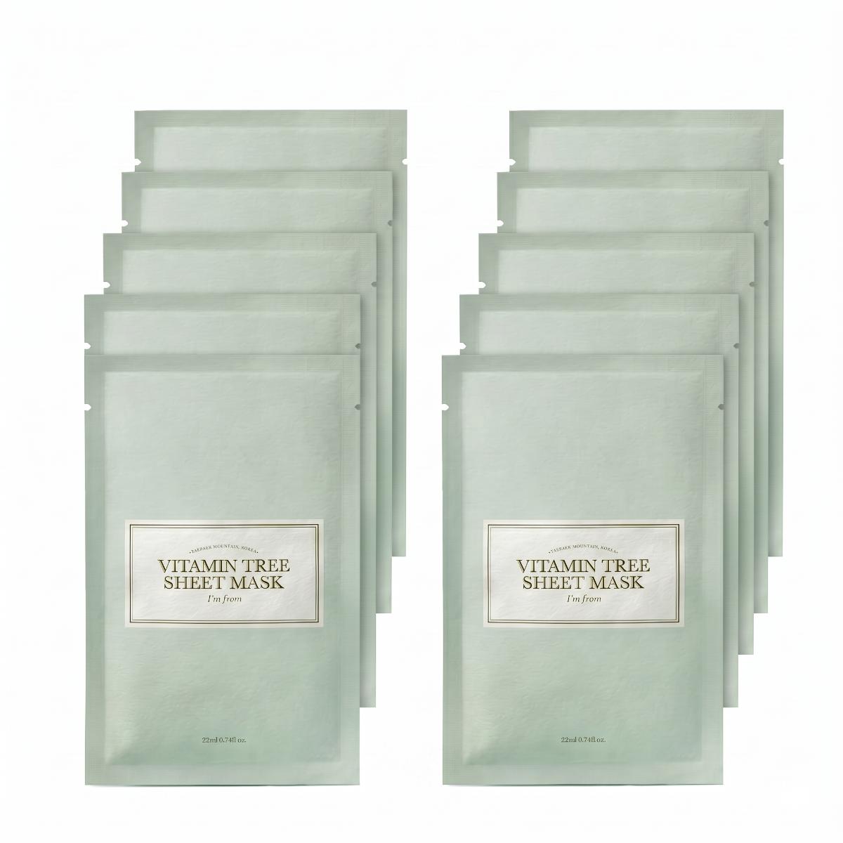 I'm From Vitamin Tree Sheet Mask 10 Maschere